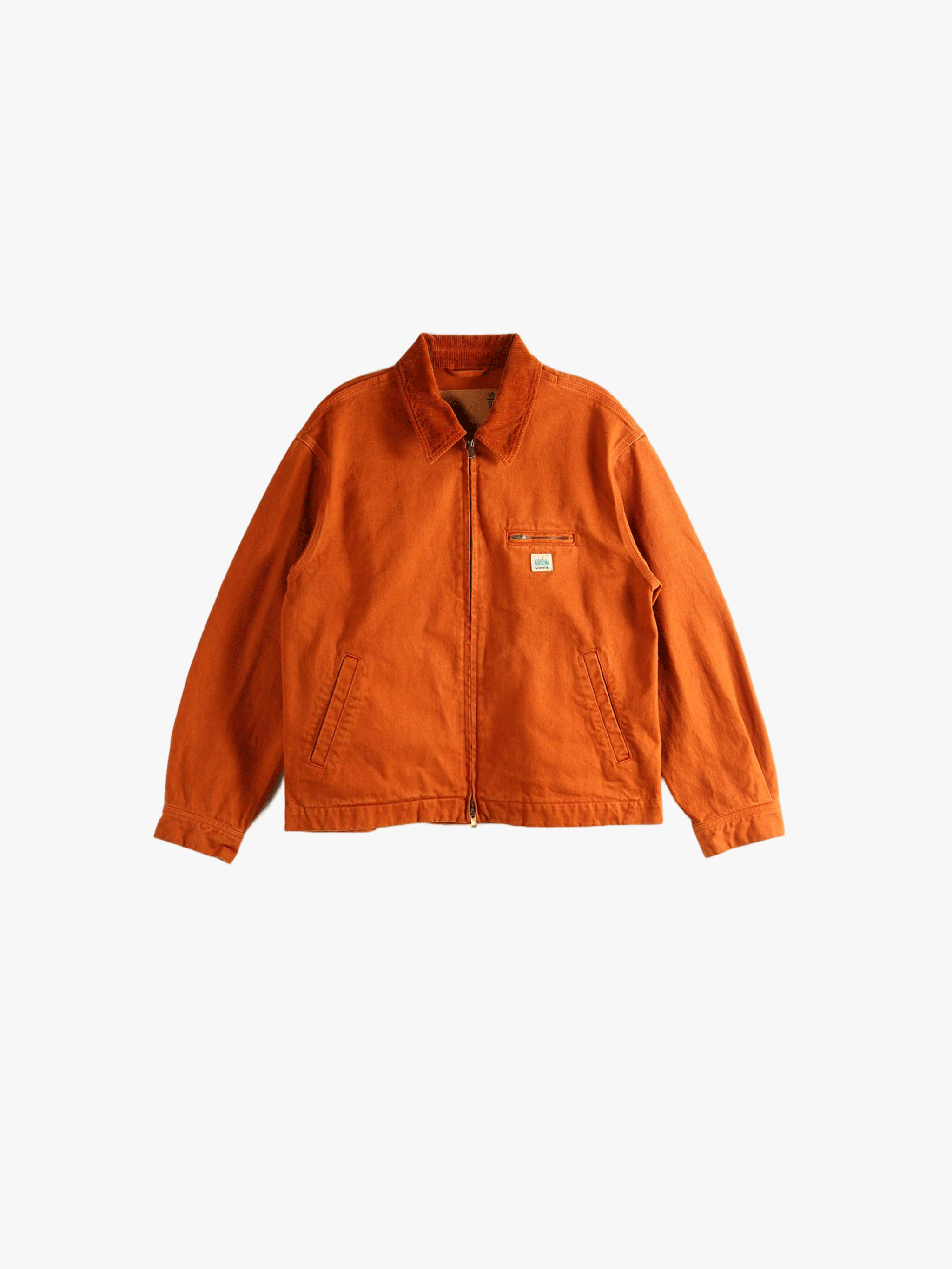 Orange jacket, front view