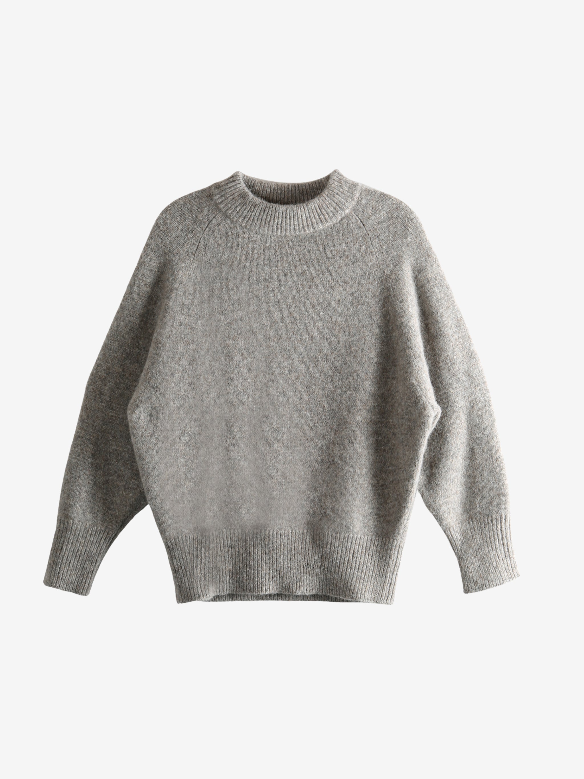 Grey sweater, front view