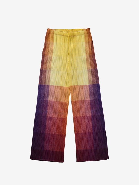 Colorful pants, front view