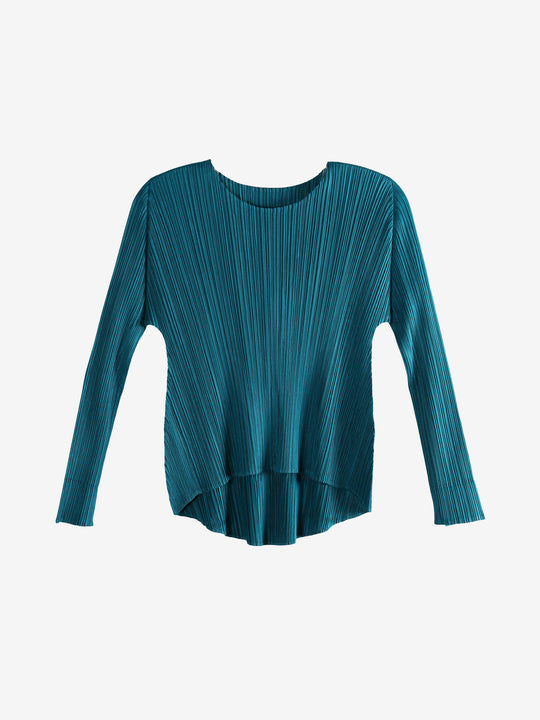 Green top, front view