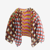 Pink scarf,front view