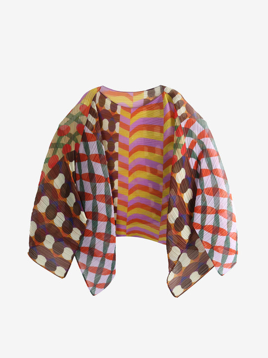 Pink scarf,front view