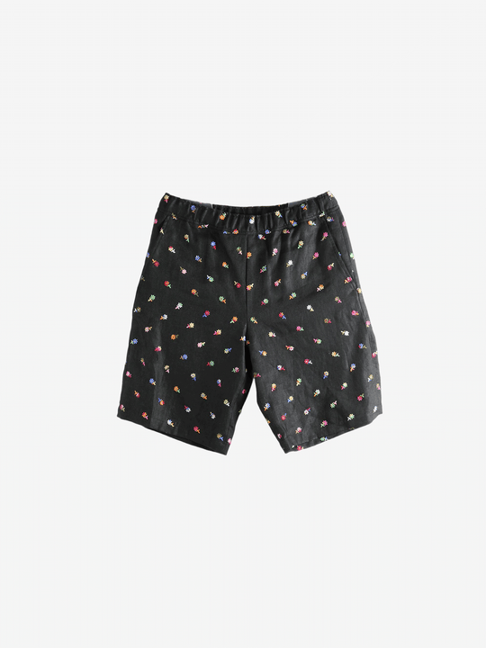 Black shorts, front view