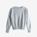 Blue sweater, front view