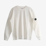 White crewneck, front view