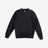 Blue sweatshirt, front view