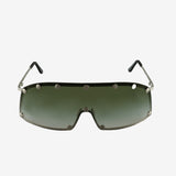 Green glasses, front view