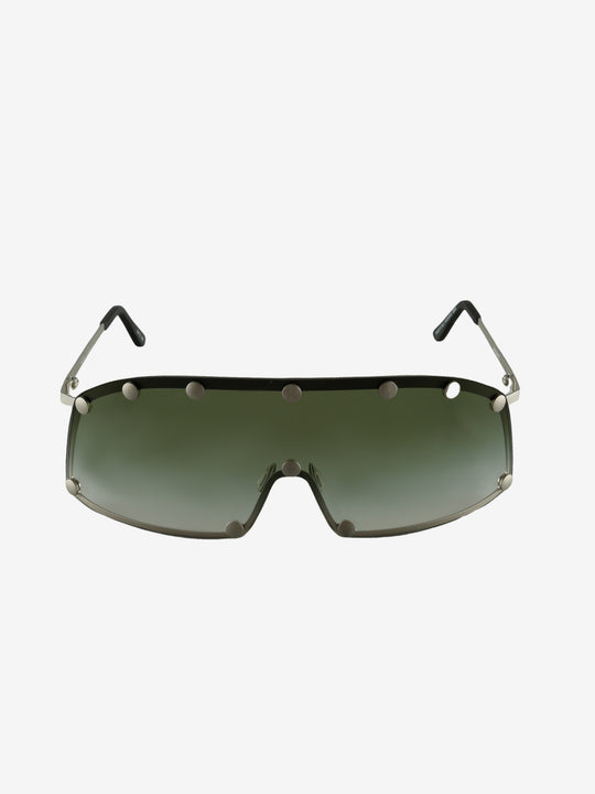 Green glasses, front view