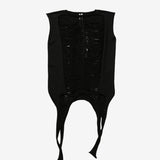 Black top, front view