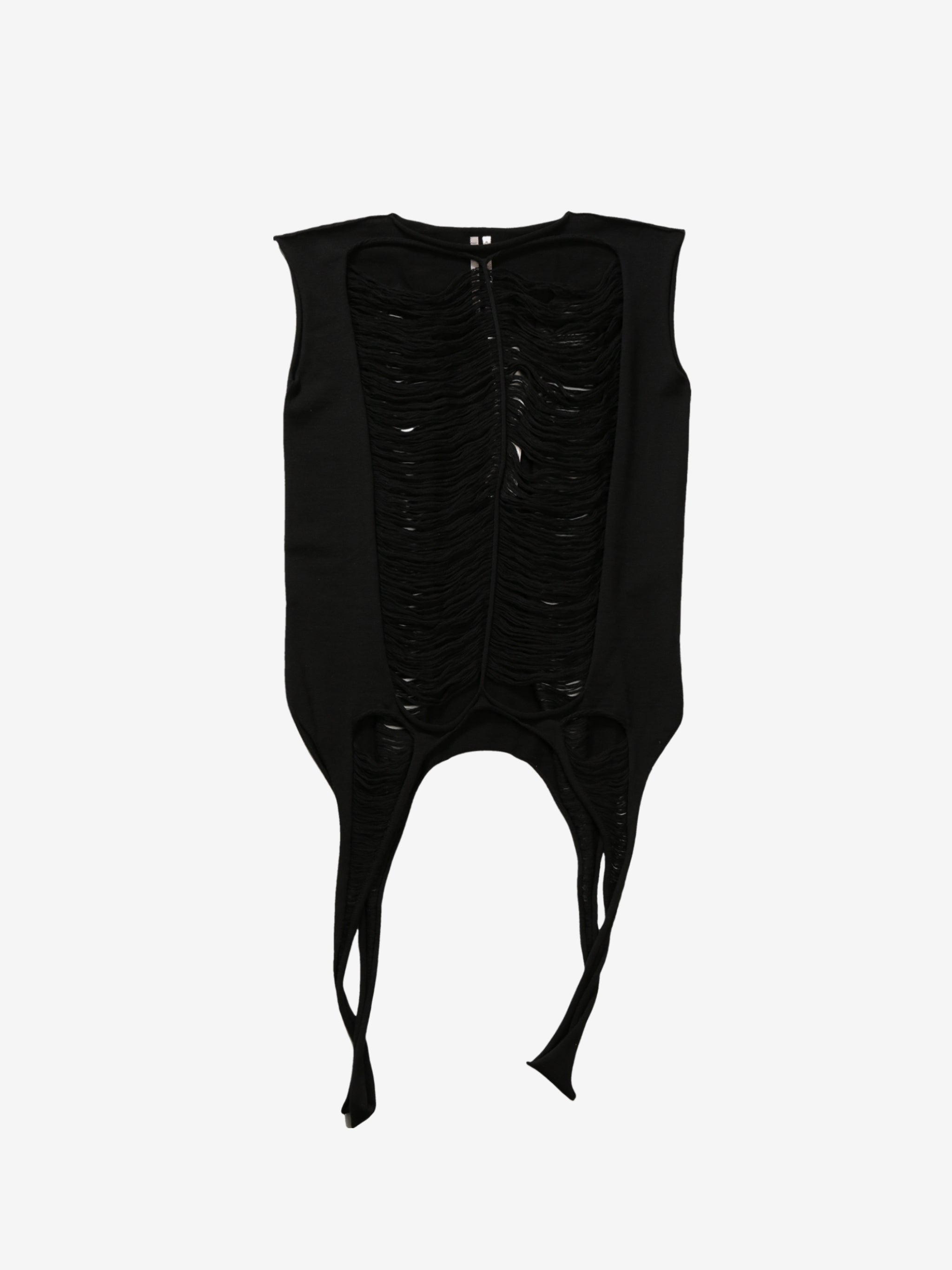 Black top, front view