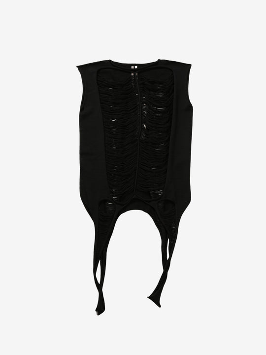 Black top, front view