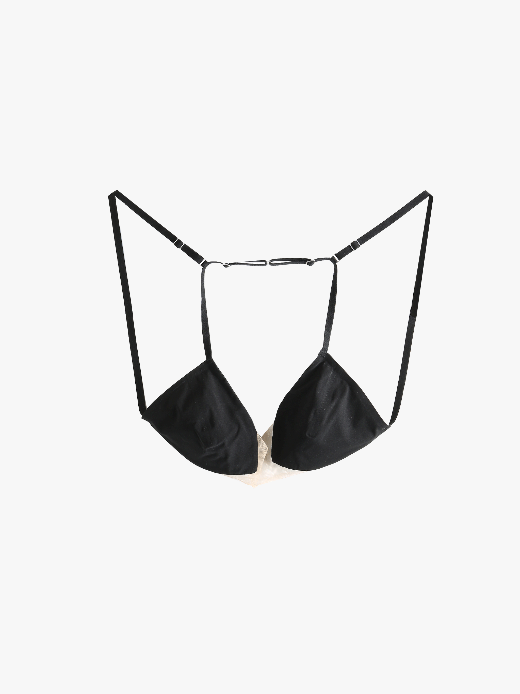 Black activewear, front view