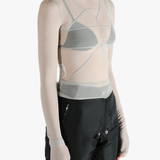 Grey tops, side view