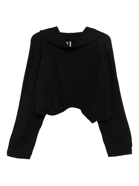 Black top , front view