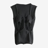 Black top, front view