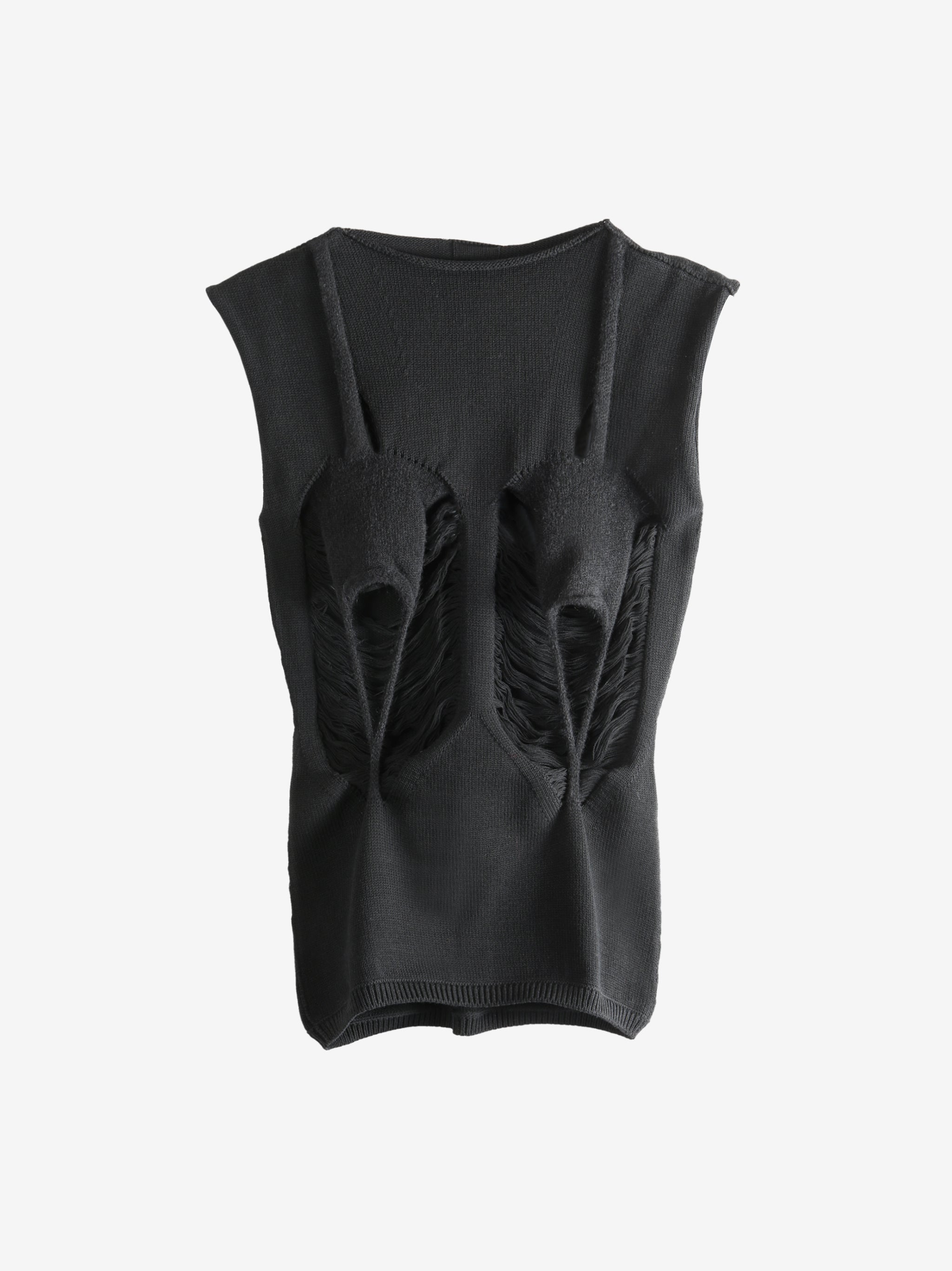 Black top, front view