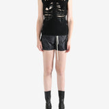 Black top, full body view