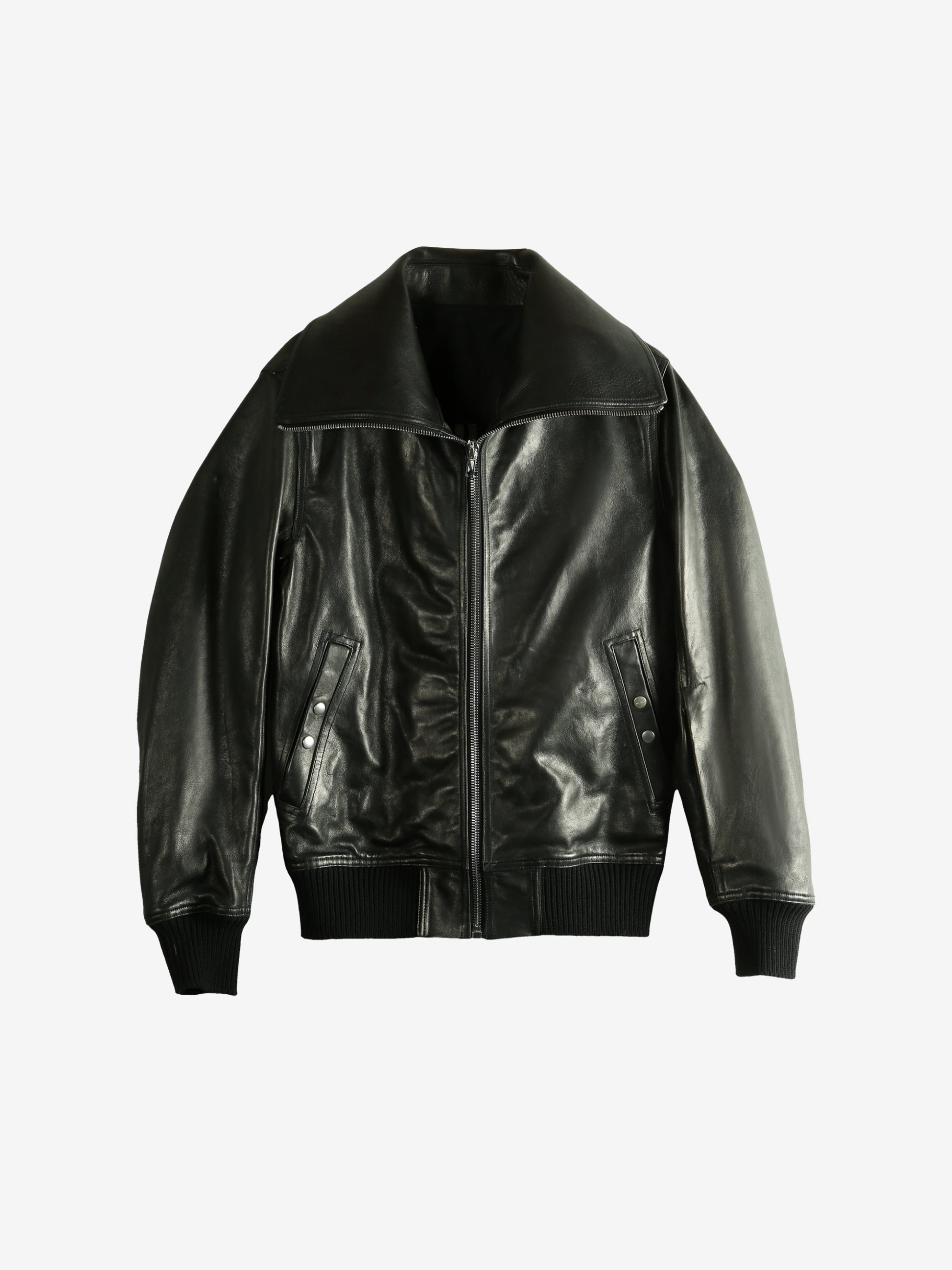 Black jacket, front view