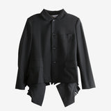 Black jacket, front view