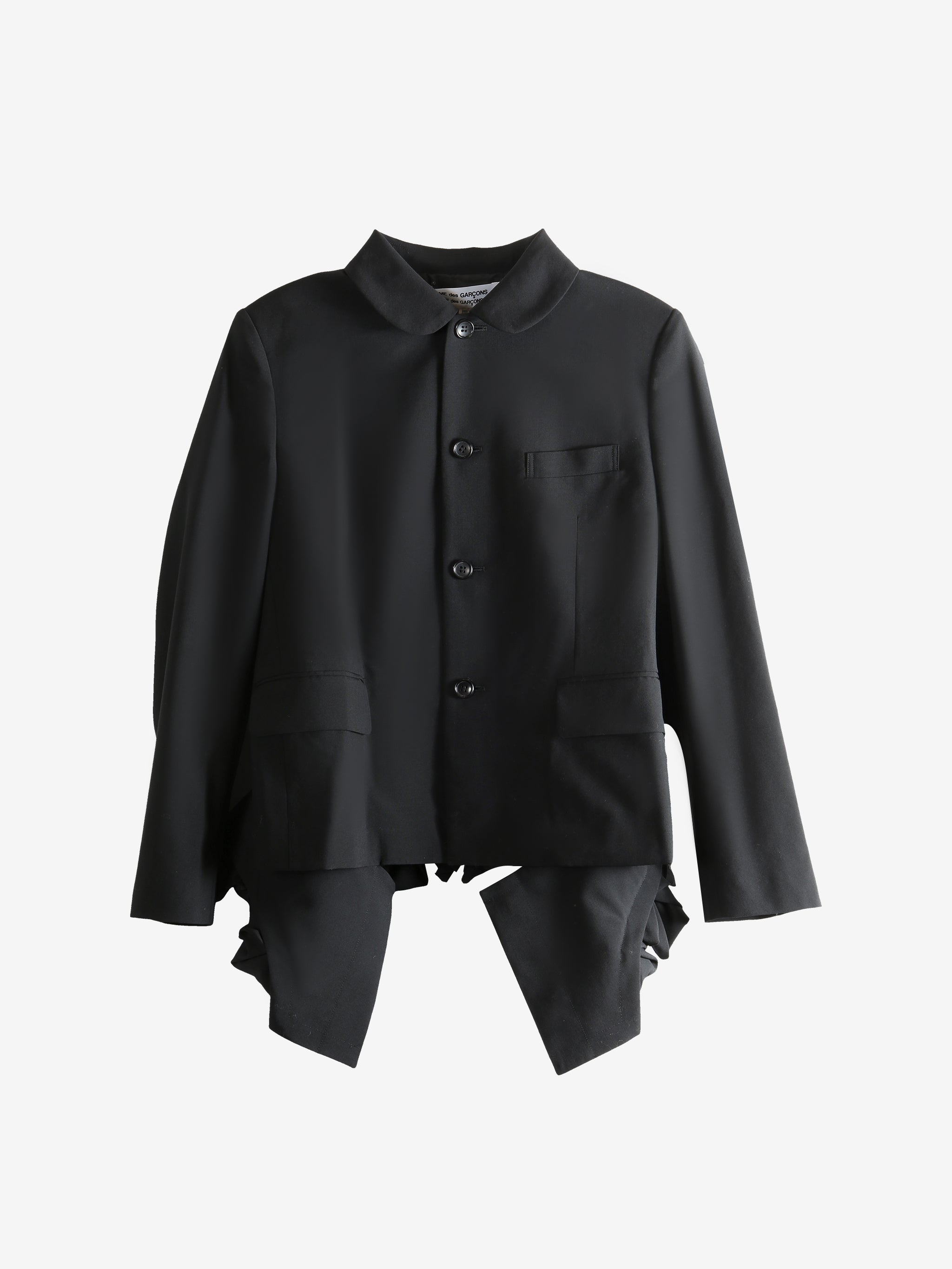 Black jacket, front view