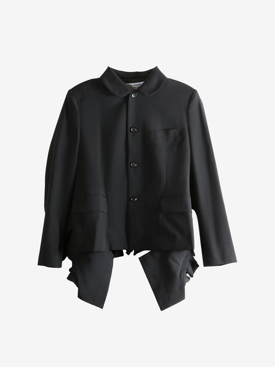 Black jacket, front view