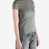 RICK OWENS - Women Cropped Level T-Shirt