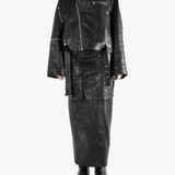 Black jacket , full body view