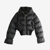 Black jacket, front view