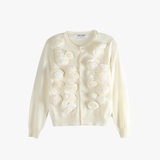COMME DES GARCONS COMME DES GARCONS - Women Rose-detail Cardigan