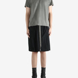 Green t-shirt, full body view