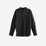 Black shirts, front view