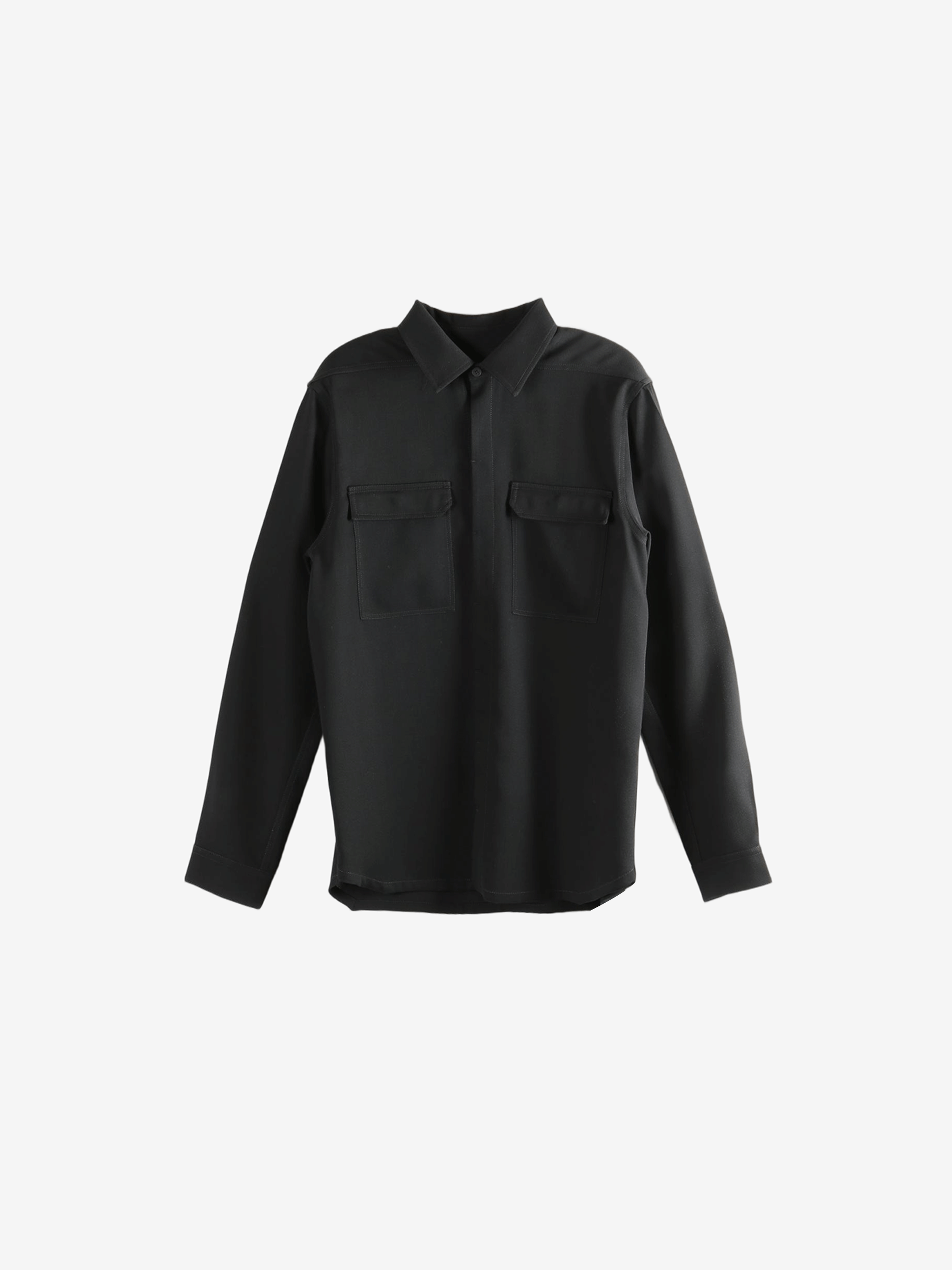 Black shirts, front view