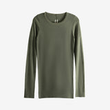 Green t-shirt, front view