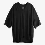 Black t-shirt, front view