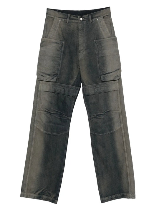 Grey jeans,front view