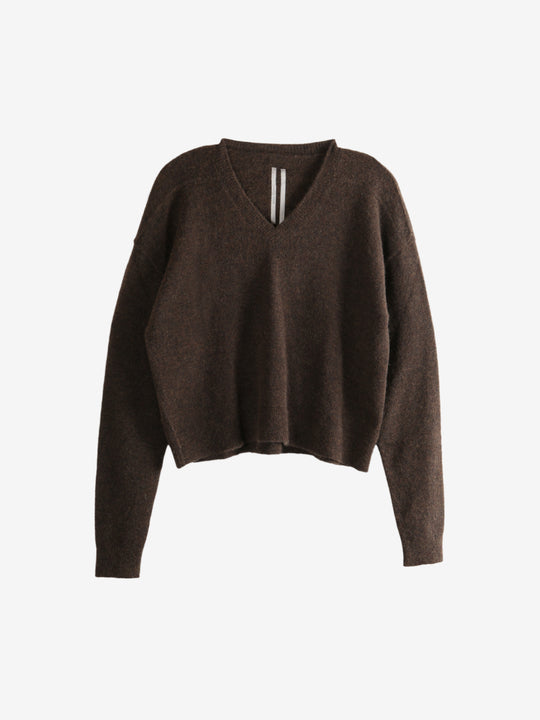 Brown knitwear,front view
