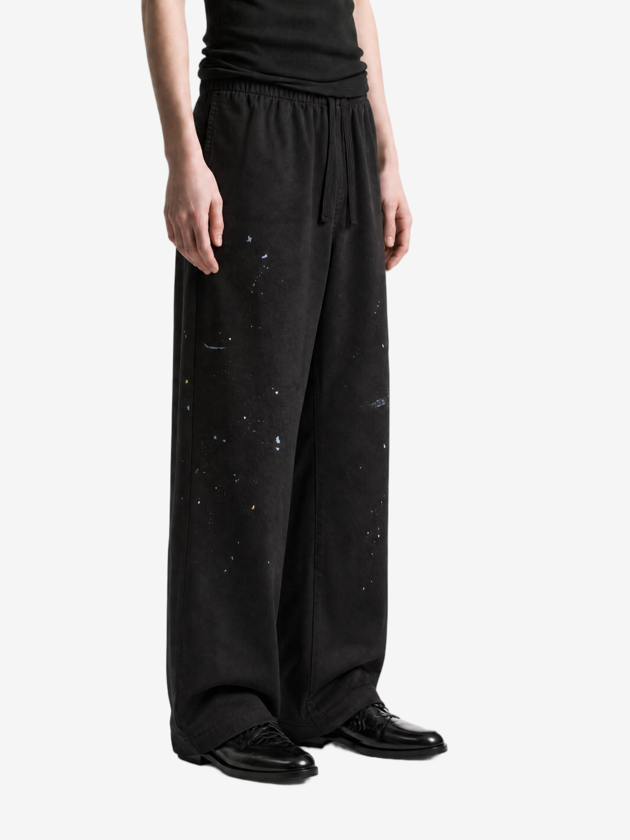 Black jeans, full body view