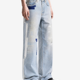 Blue jeans, full body view