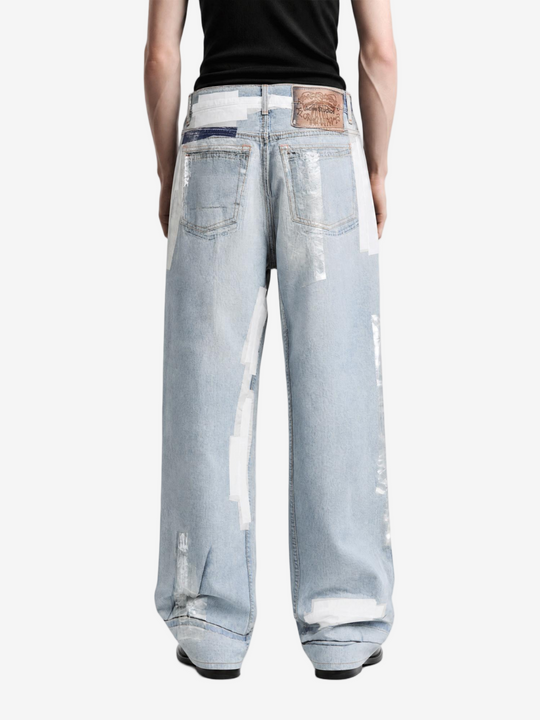 Blue jeans, full body view