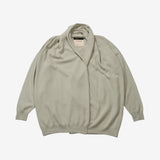 Green cardigan,front view