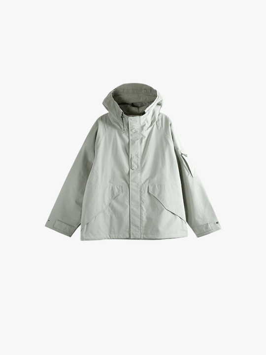 Grey jacket, front view