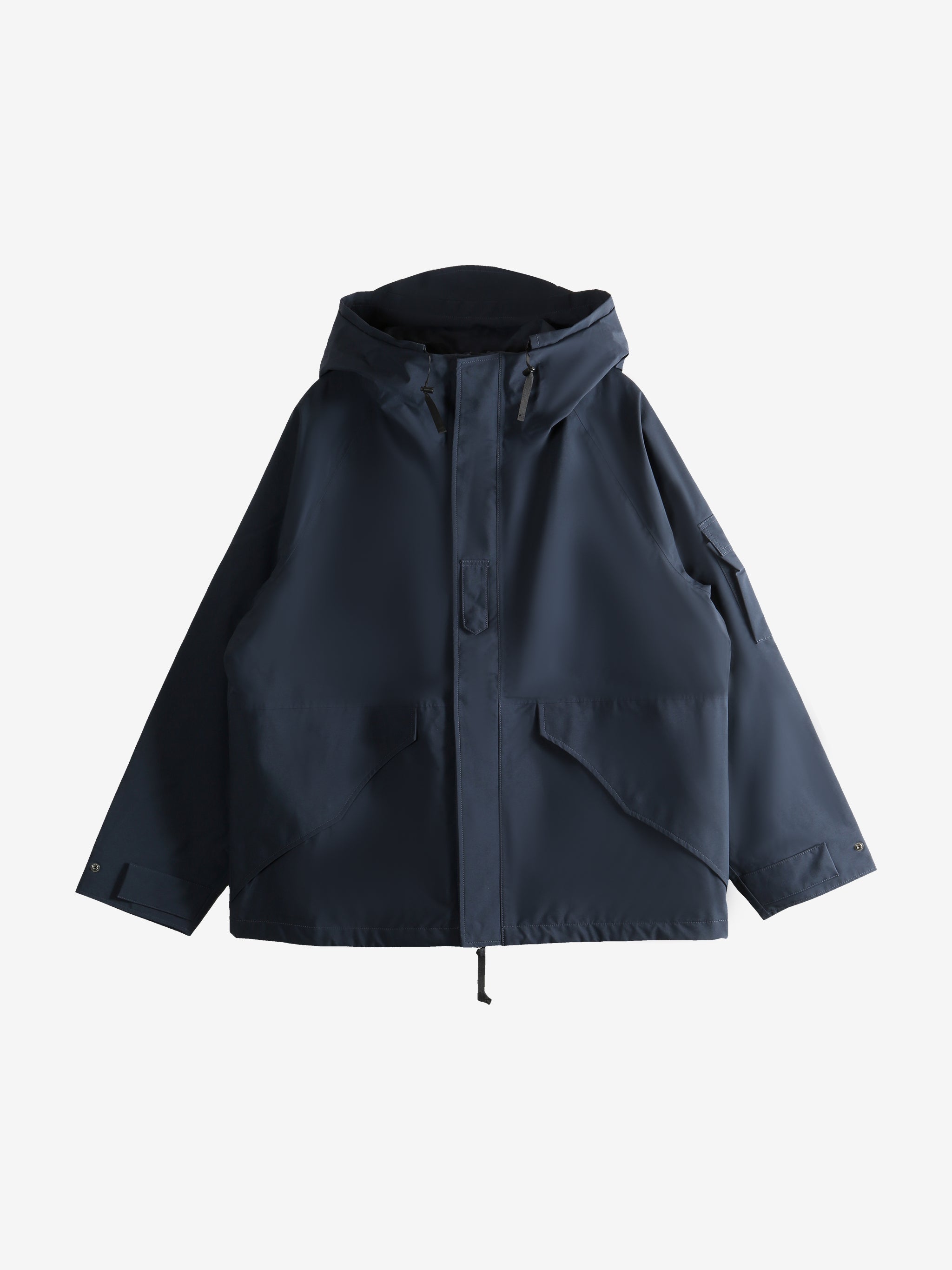 Navy jacket,front view