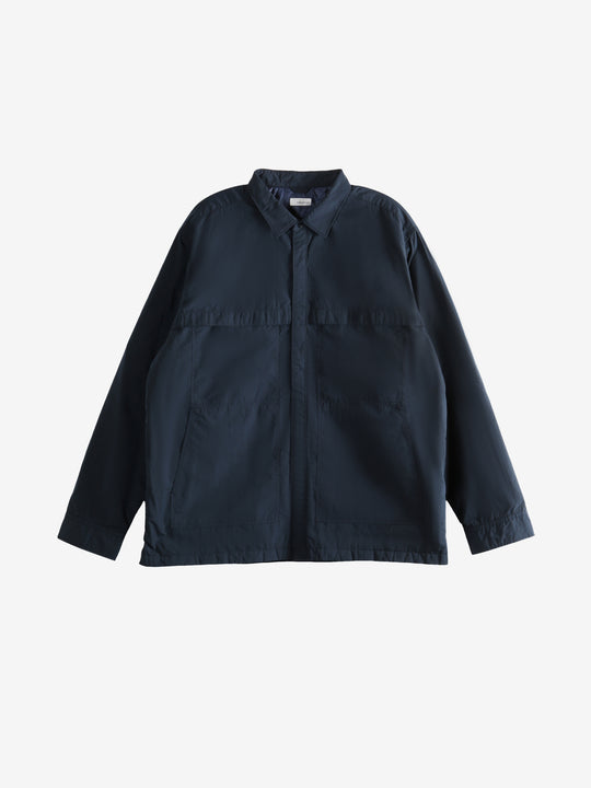 Navy jacket,front view