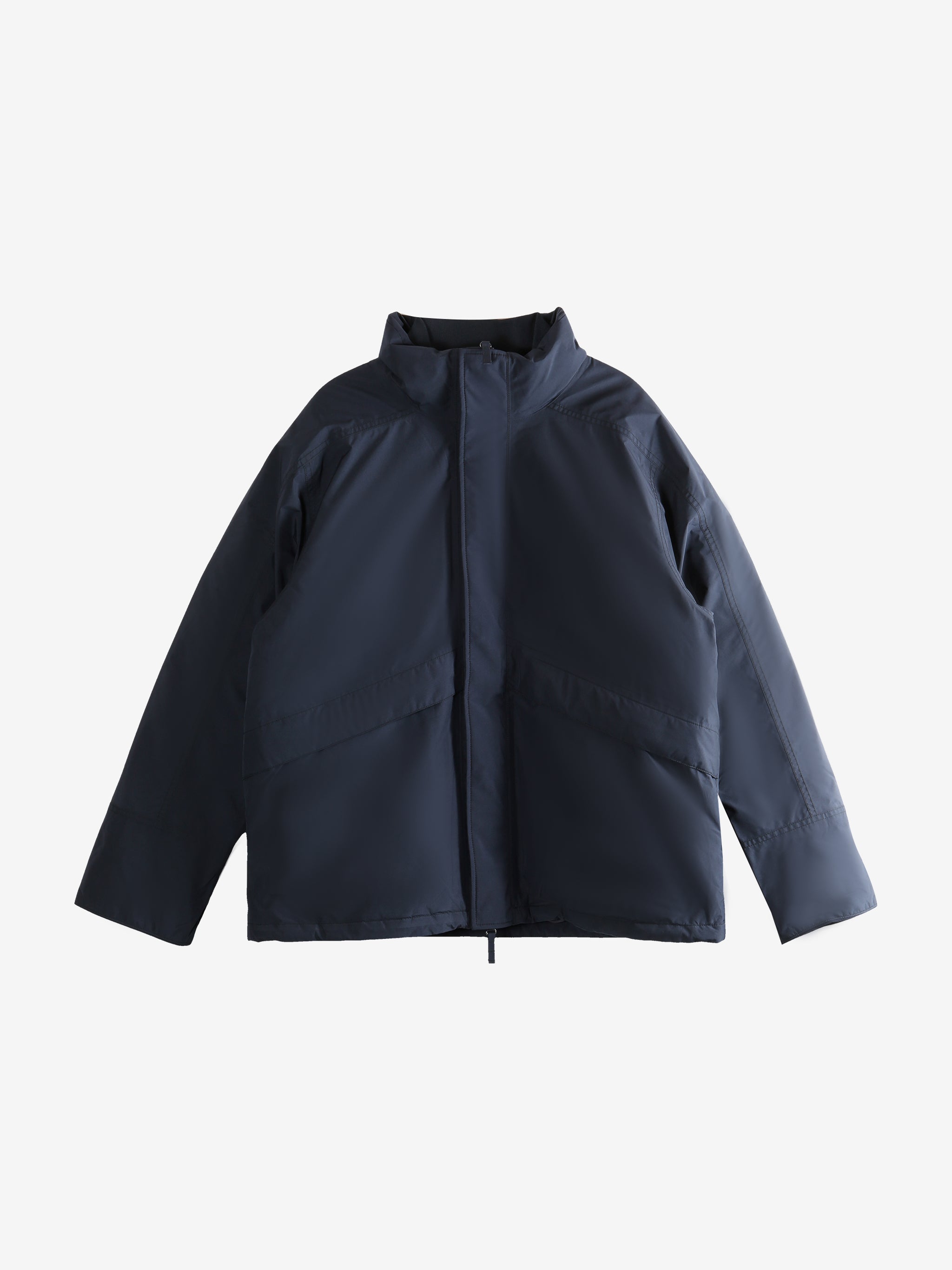 Navy jacket,front view