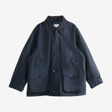 Navy jacket,front view