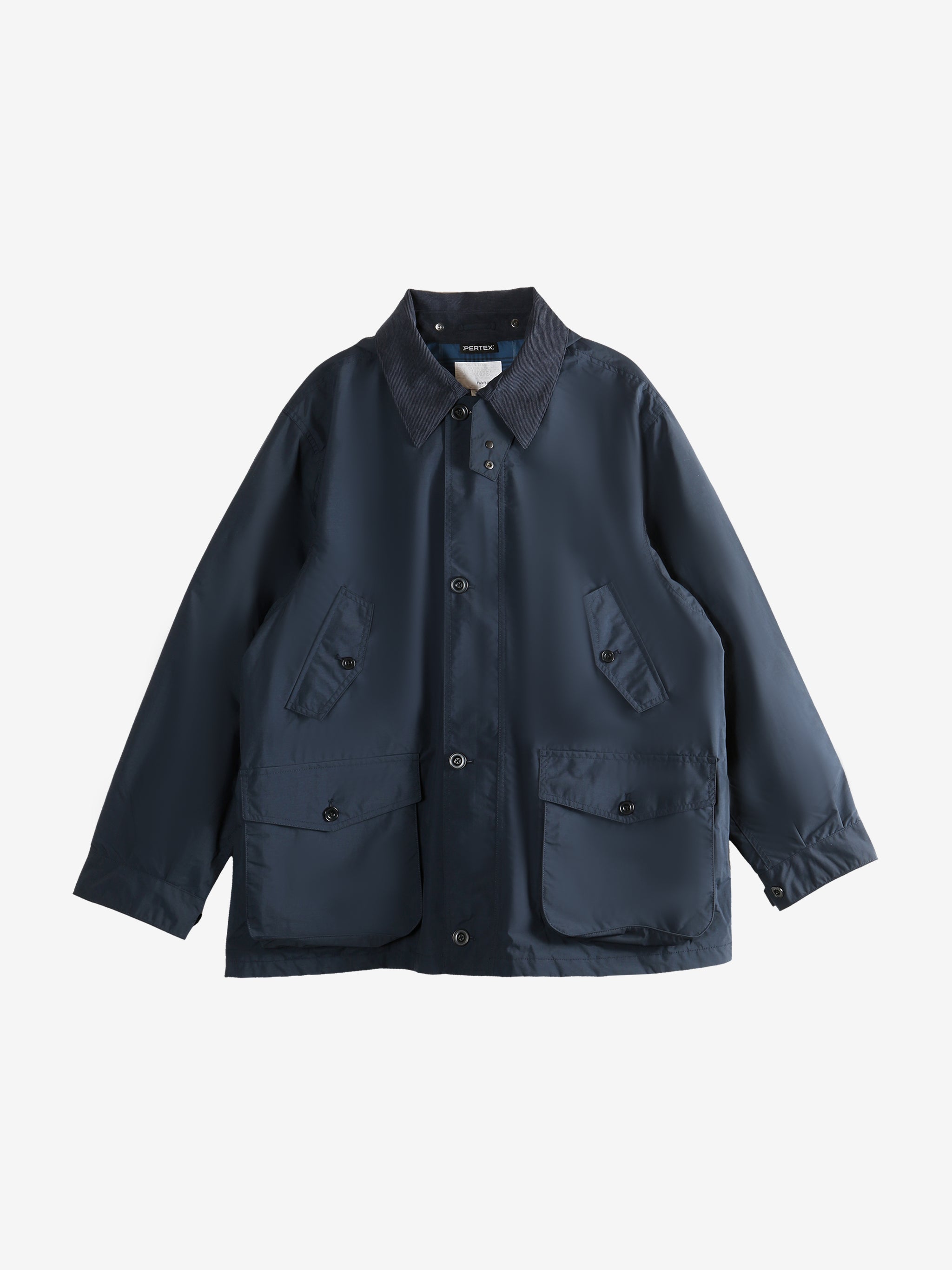 Navy jacket,front view