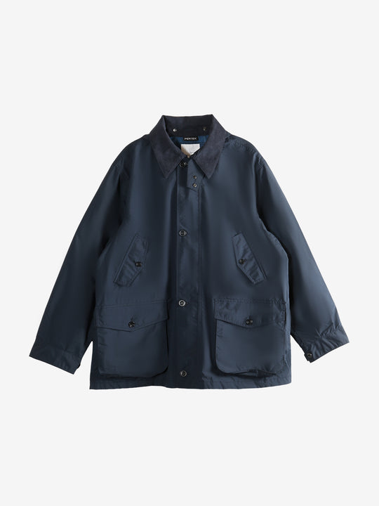 Navy jacket,front view