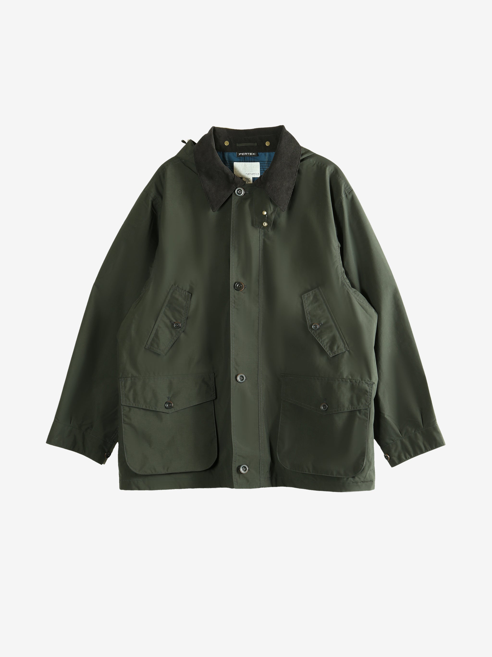 Green jacket,front view