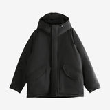 Black coat,front view