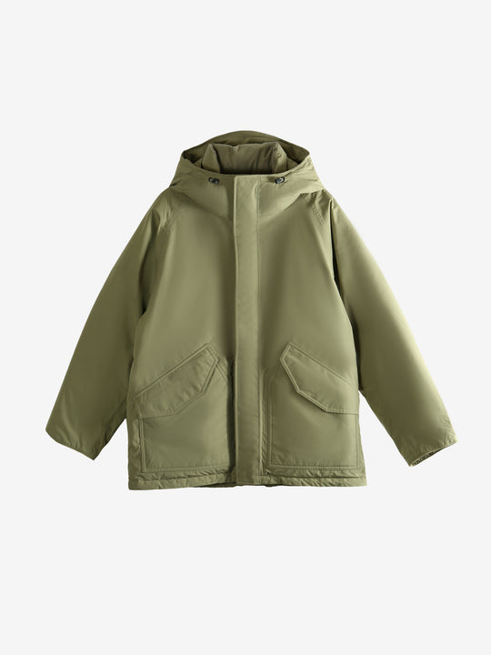 Green jacket,front view